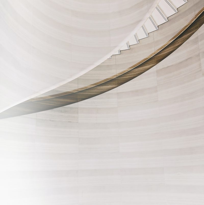abstract dicption of a stair, architectual detail from an artistic perspective