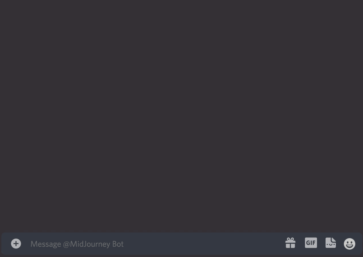 discord command options including /imagine for prompt input